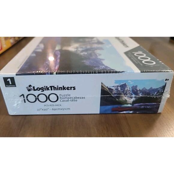 LogikThinkers Puzzle 1000 pc. Moraine Lake, Canada NIB - Picture 3 of 5